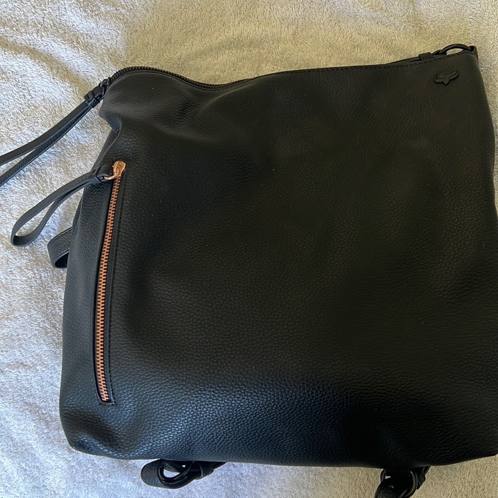 Fox racing black backpack purse
